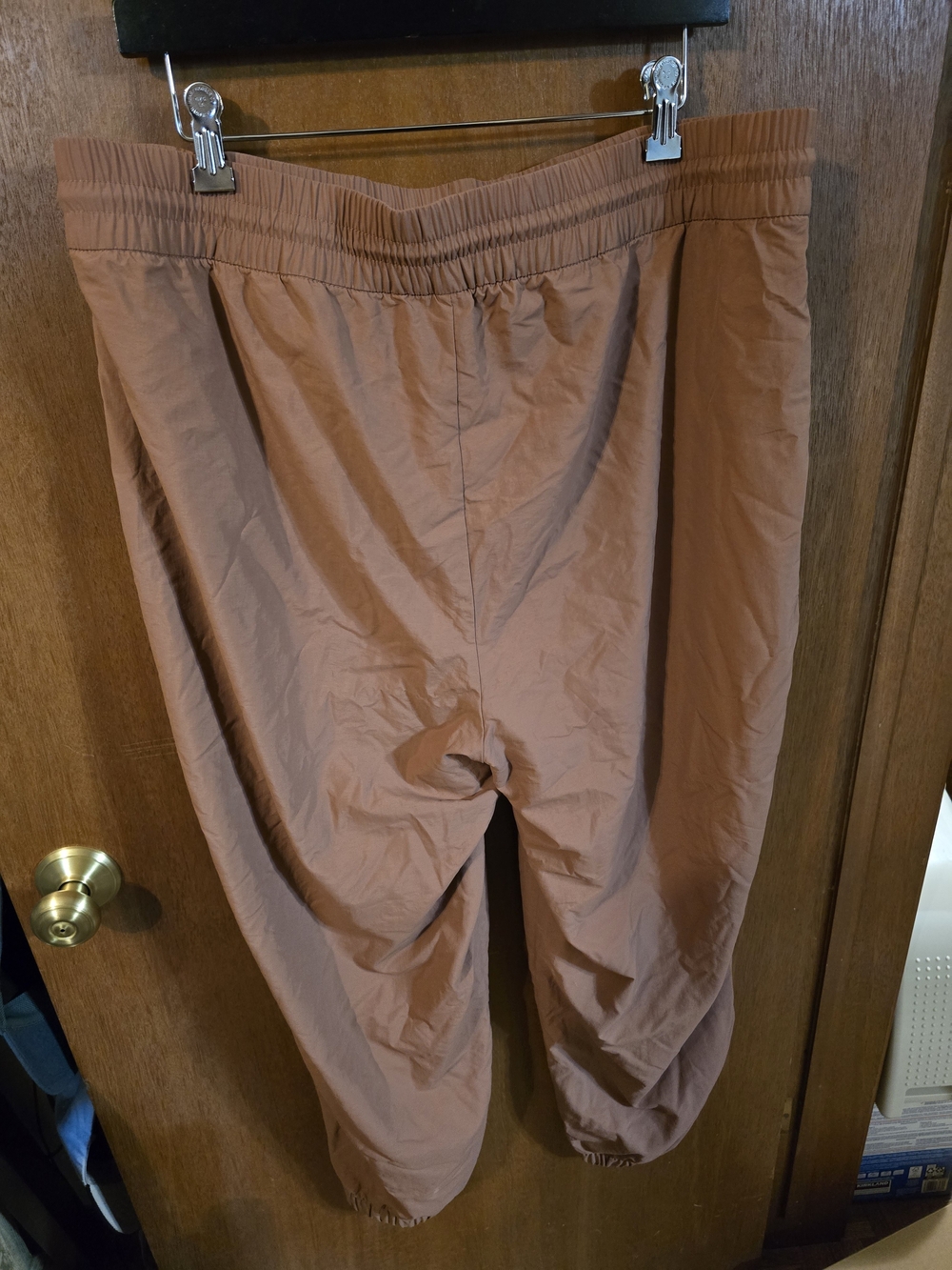 Athleta Rust-Brown Track Joggers - Picture 2 of 3